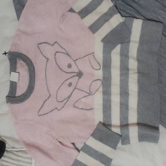 2pc bundle = Gap sweater & gray dress - Picture 2 of 6